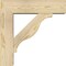 Ekena Millwork Funston Block Rough Sawn Bracket w/ Offset Brace, Douglas Fir, 6"W x 20"D x 20"H BKT0604X20X20FST05RDF - alternate 4